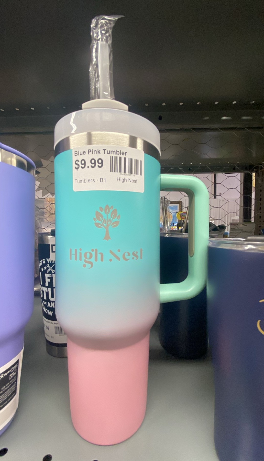 High Nest Blue Pink Tumbler