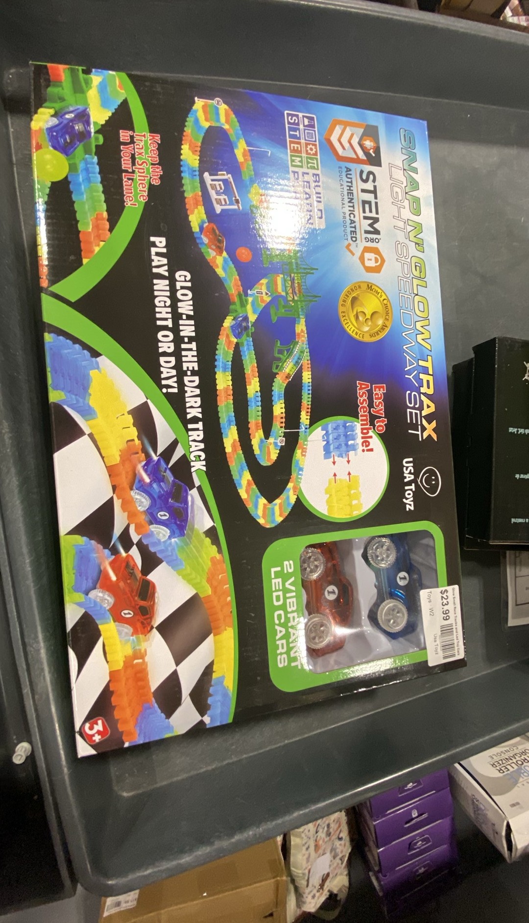 Usa Toyz Glow Small Race Tracks and Led Toy Cars