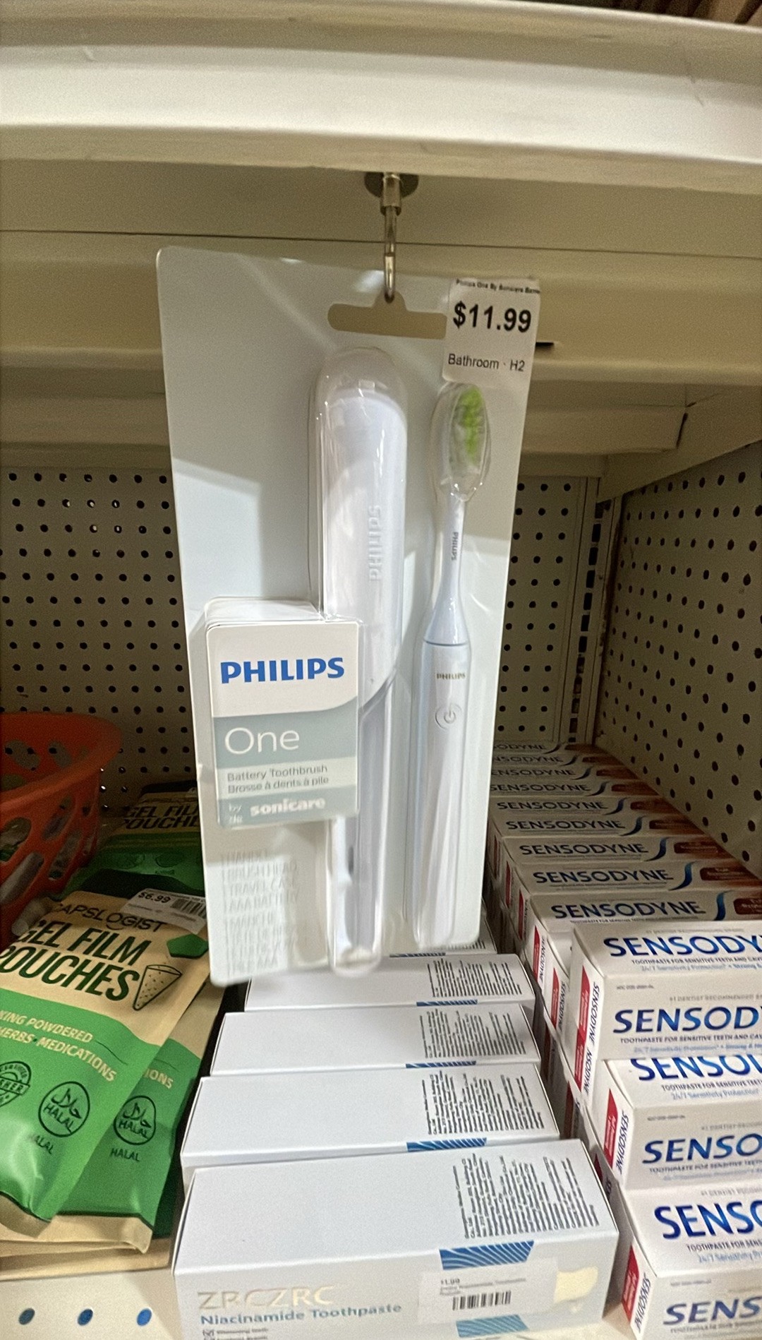 Philips One By Sonicare Battery Toothbrush Mint Blue HY1100/03