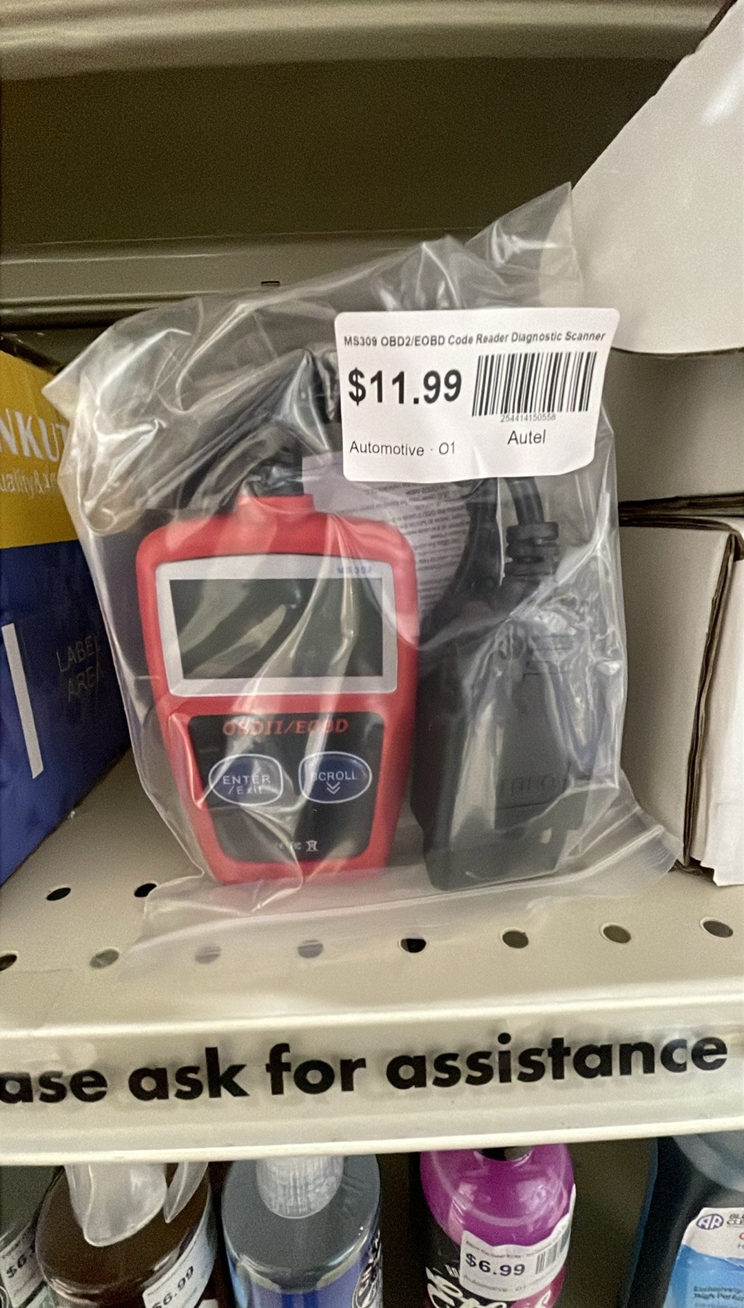 MS309 OBD2/EOBD Code Reader Diagnostic Scanner