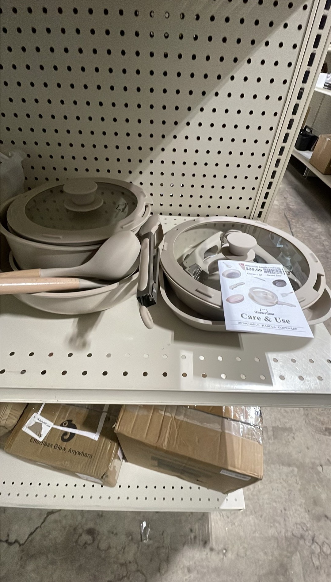 Ozawa bear detachable handle cookware