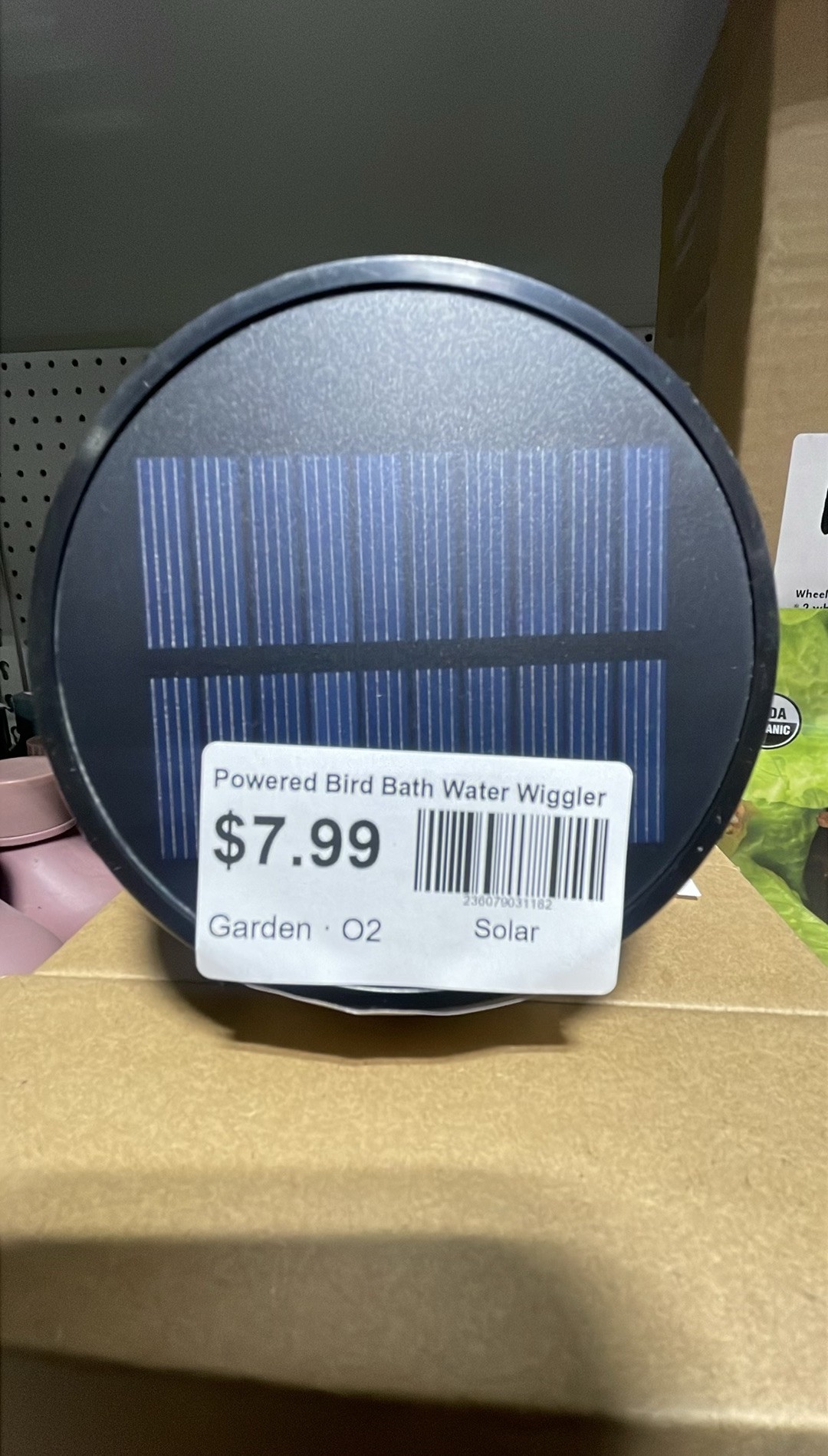 Solar Powered Bird Bath Water Wiggler