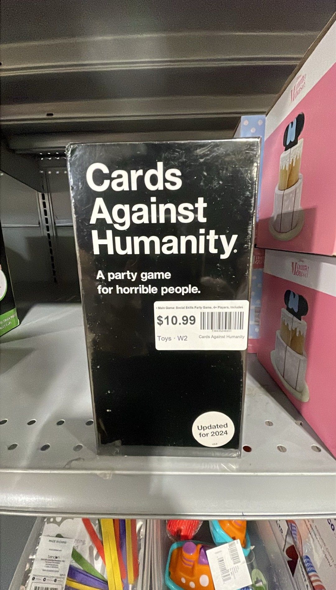 Cards Against Humanity • Main Game: Social Skills Party Game, 4+ Players, Includes Cards, 30+ Min Playtime