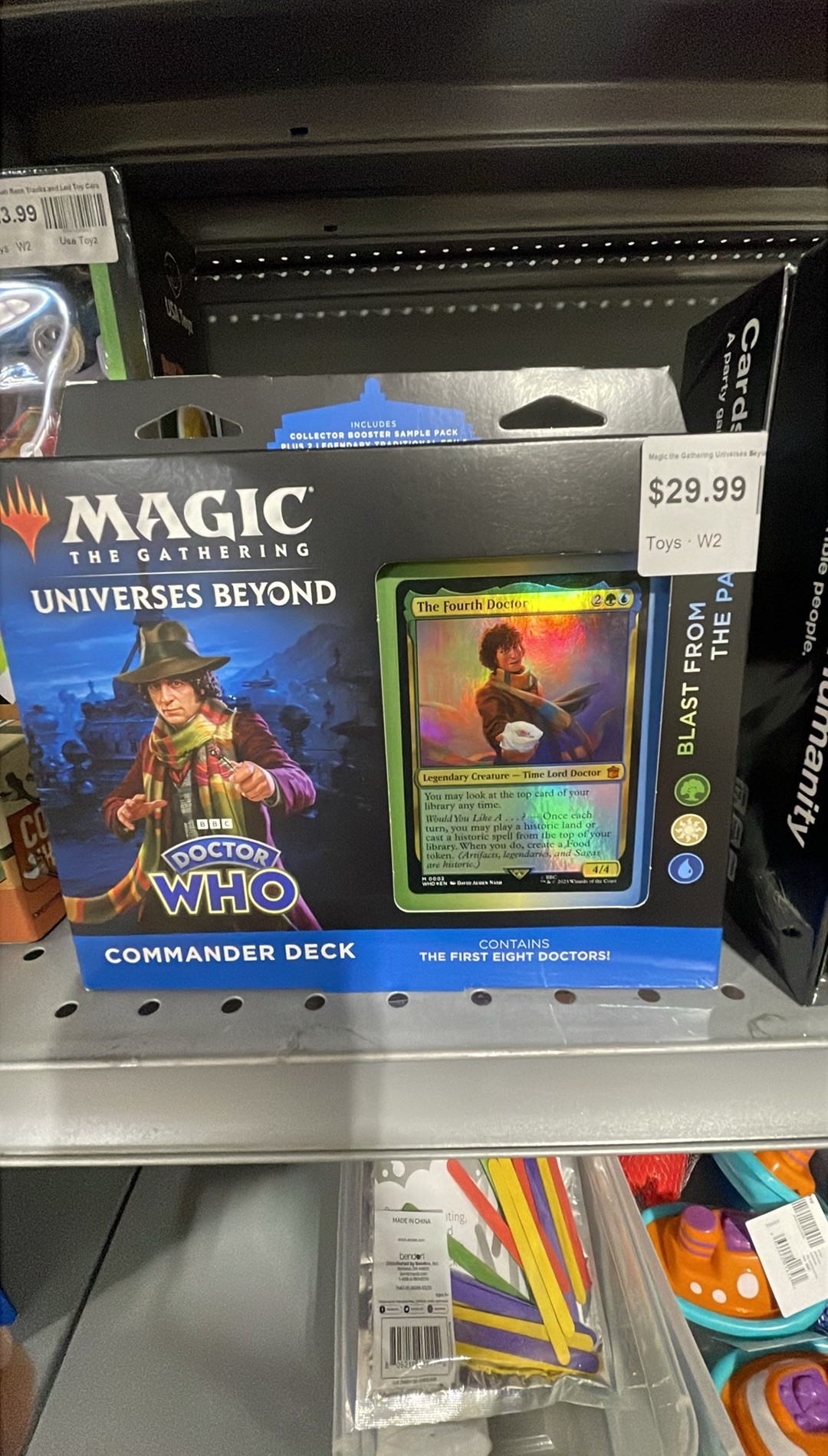 Magic the Gathering Universes Beyond Doctor Who Commander Deck â Paradox Power