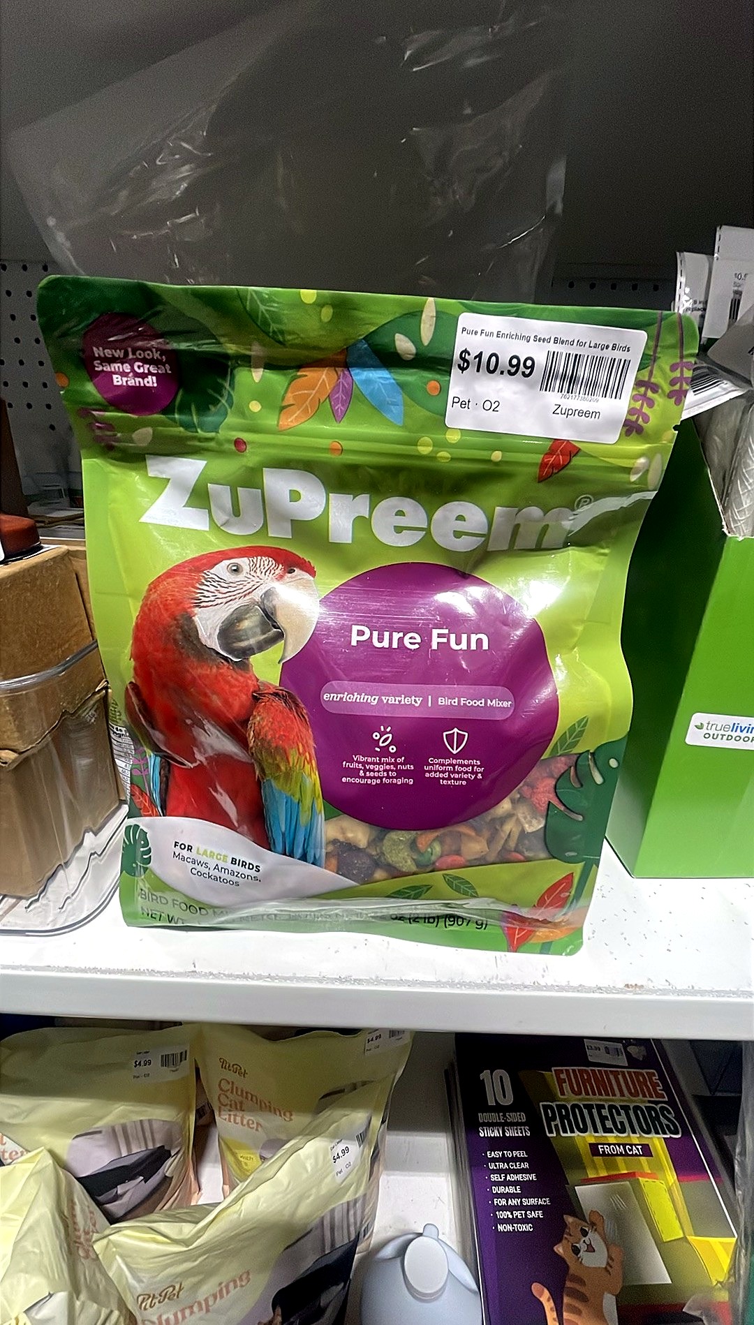 ZuPreem Pure Fun Enriching Seed Blend for Large Birds
