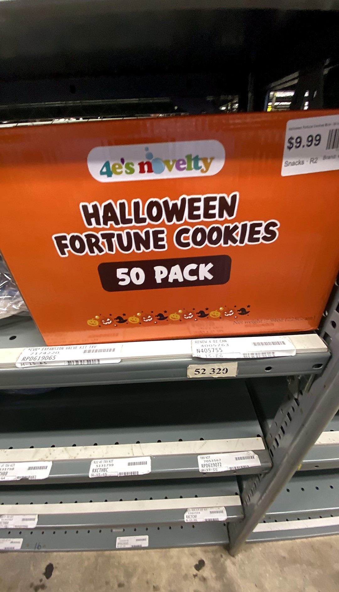 Halloween Fortune Cookies Bulk - 50 Individually Wrapped Great Taste -...