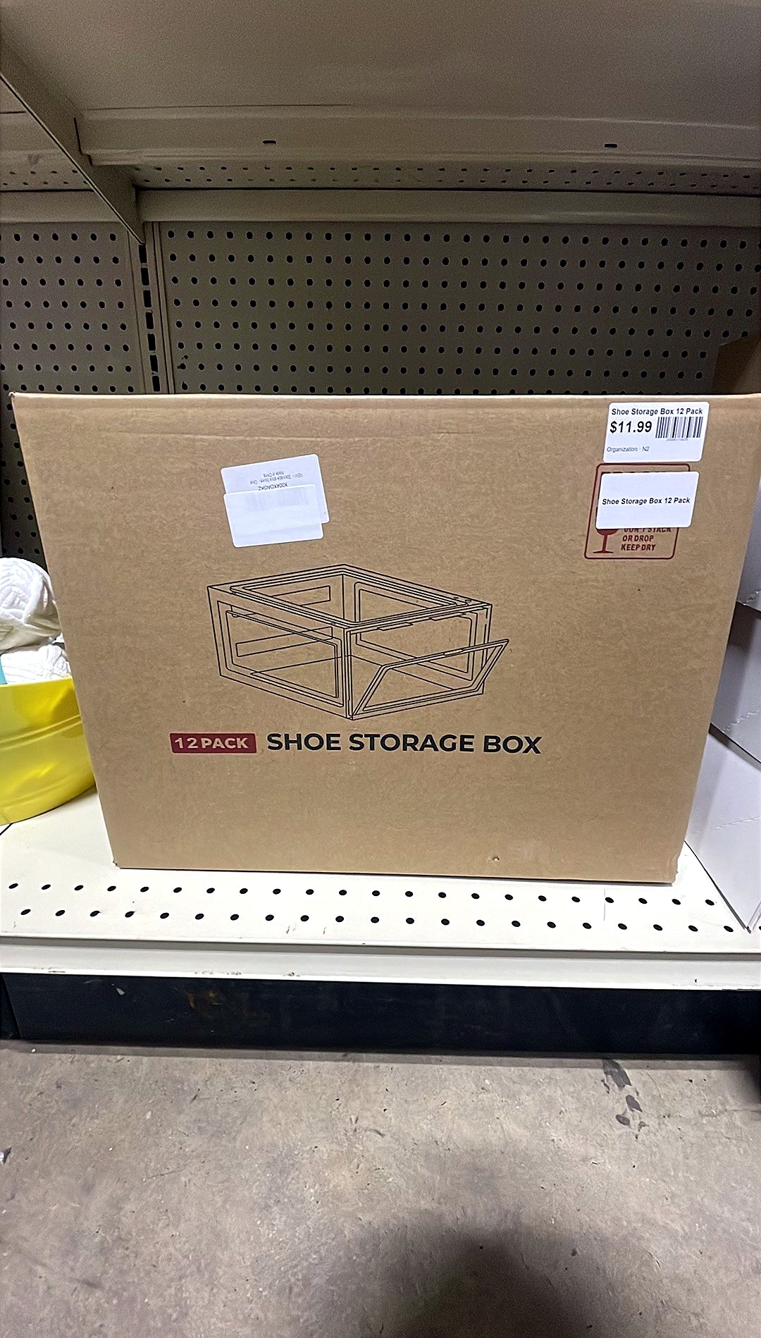 Shoe Storage Box 12 Pack