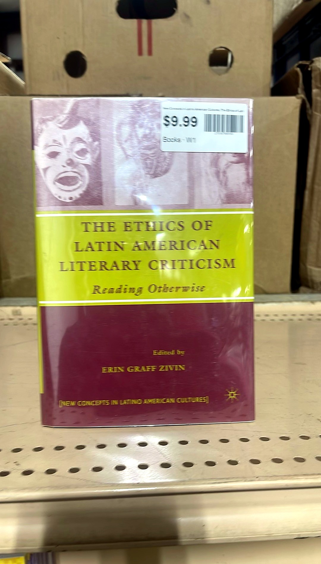New Concepts in Latino American Cultures: The Ethics of Latin American Literary Criticism (Hardcover)