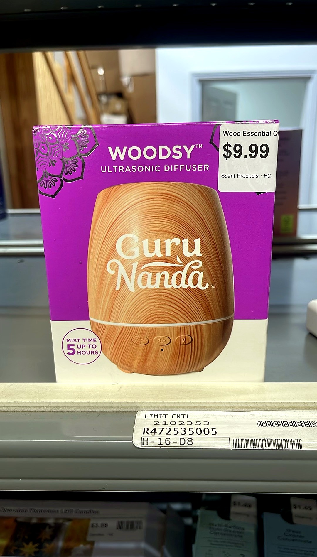 GuruNanda Wood Essential Oil Diffuser - 1.0 ea
