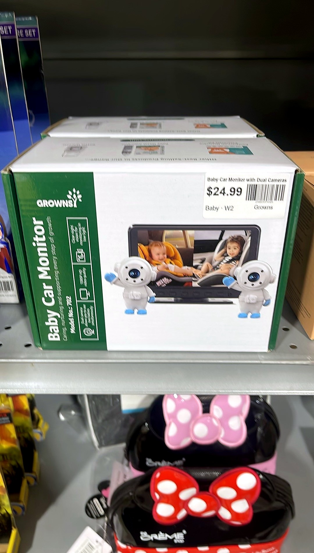 Baby Car Monitor with Dual Cameras