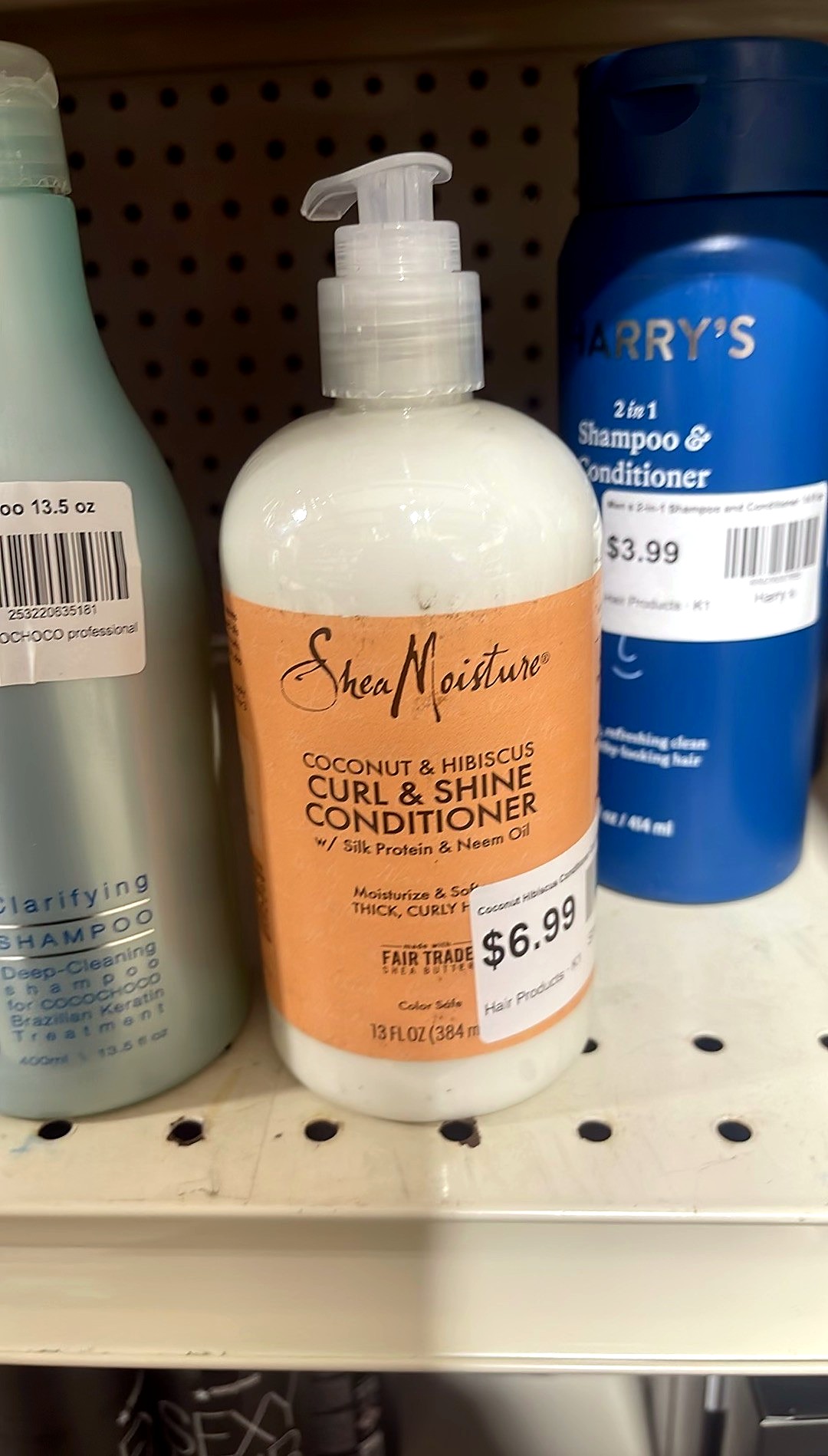 SheaMoisture Coconut Hibiscus Conditioner Curl Shine Silicone 13oz