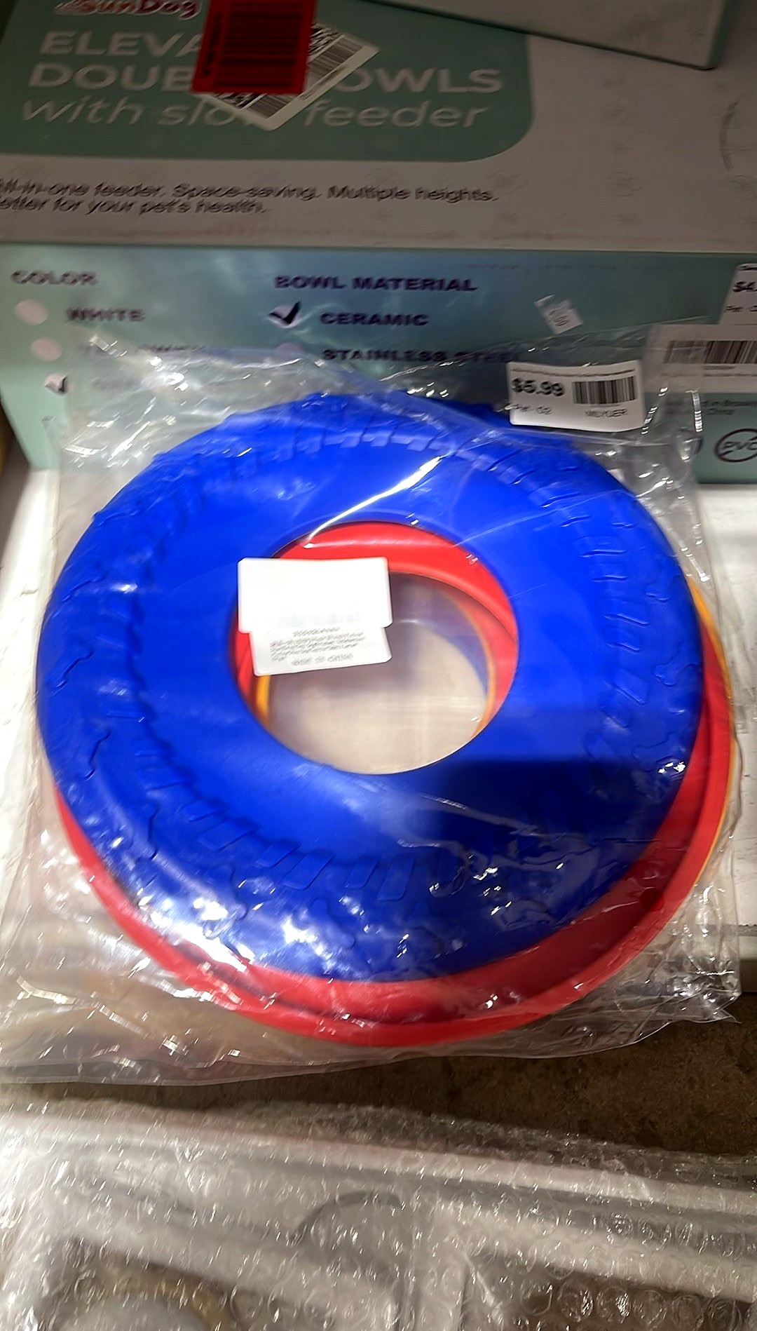MILYUER 3 Pack 10 Inch Flying Disc Fetch Toy Dog Frisbee Interactive