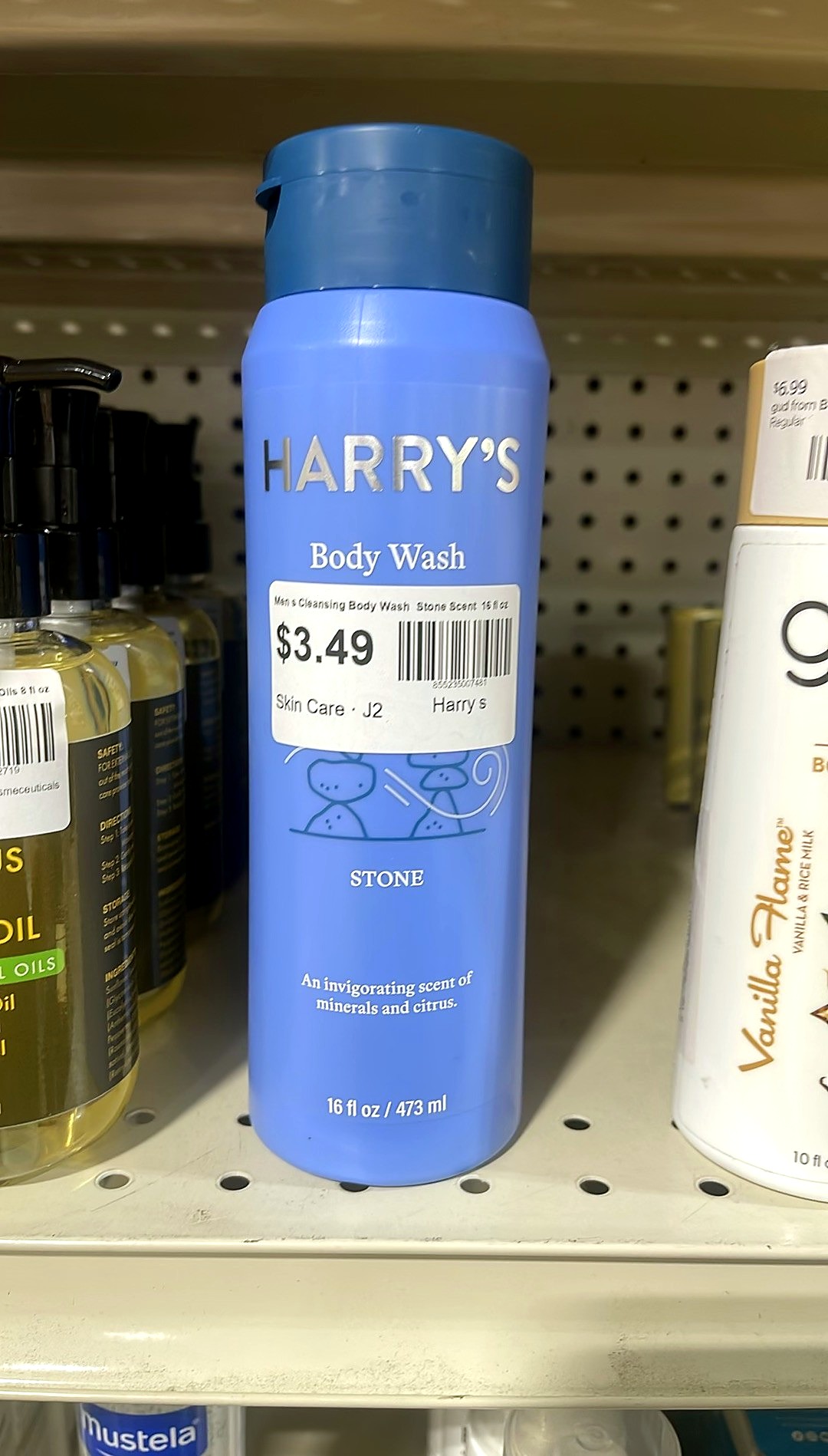 Harry s Men s Cleansing Body Wash Stone Scent 16 fl oz