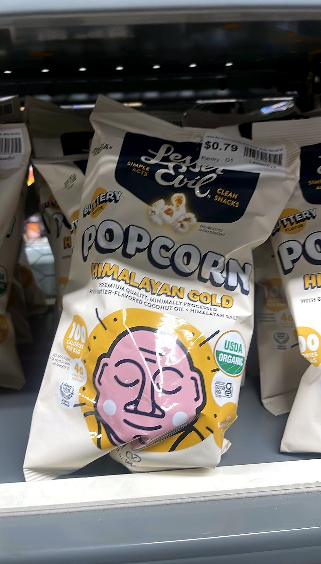 Lesser Evil Popcorn Buddha Bowl Foods .88 Oz Pack Of 18