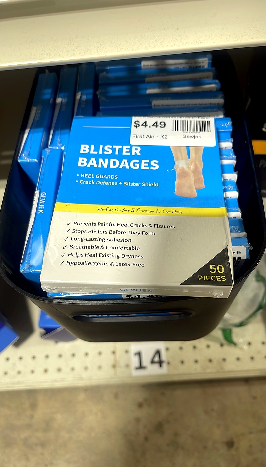 Blister Bandages Heel Guards with Crack Defense + Blister Shield 50 Pieces