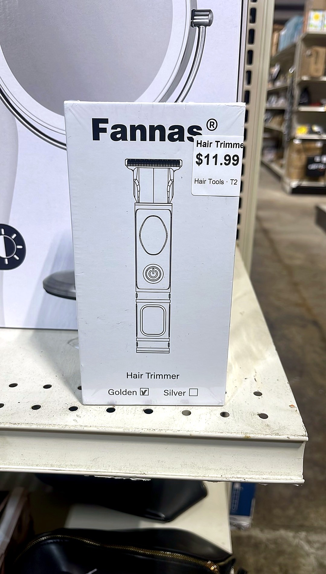 Fannas Hair Trimmer Golden