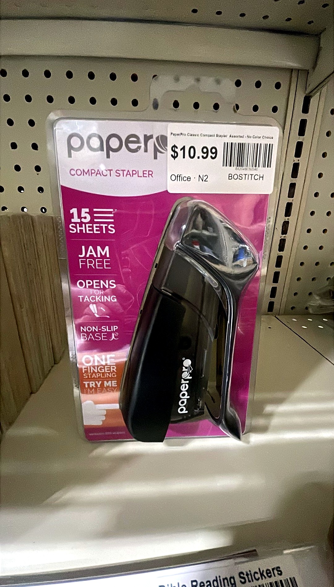 PaperPro Classic Compact Stapler Assorted - No Color Choice One per Order (3054)
