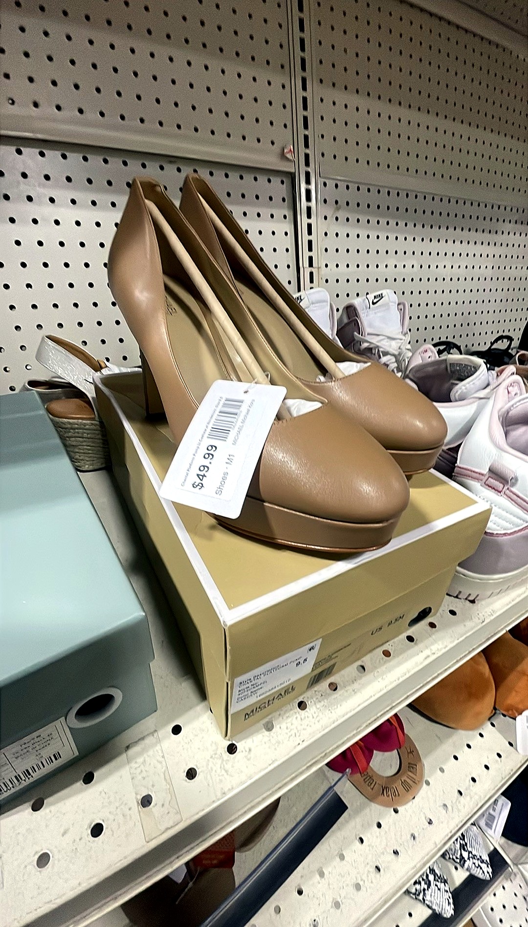 MICHAEL Michael Kors Chantal Platform Pump in Cashew at Nordstrom, Size 9.5
