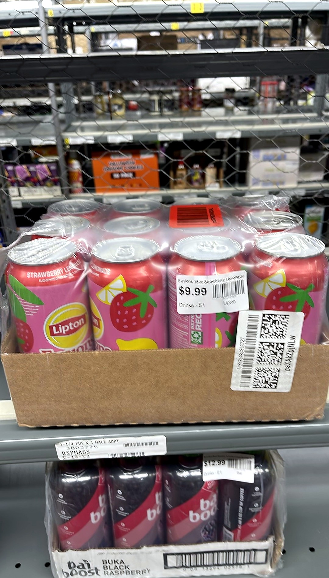 Lipton Fusions 16oz Strawberry Lemonade