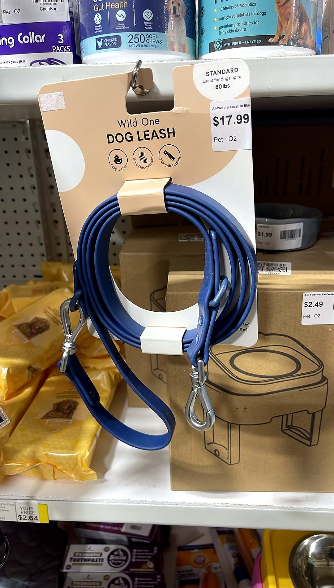 Wild One All-Weather Leash in Blue at Nordstrom, Size Standard