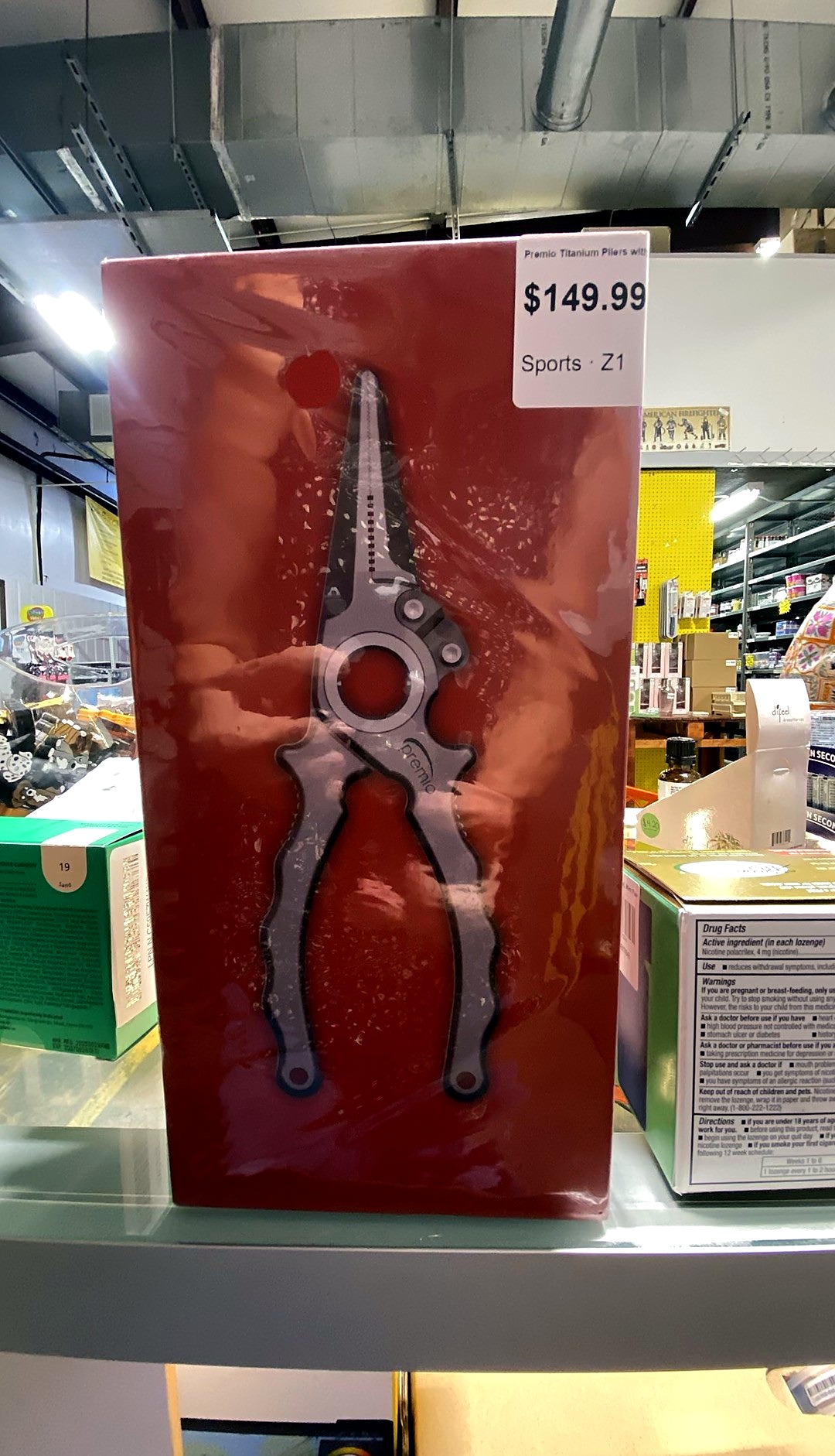 Danco Premio Titanium Pliers with Leather Sheath and Lanyard  6.5
