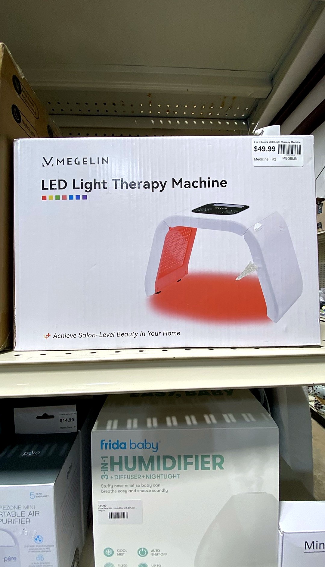 Megelin 8 in 1 Colors LED Light Therapy Machine
