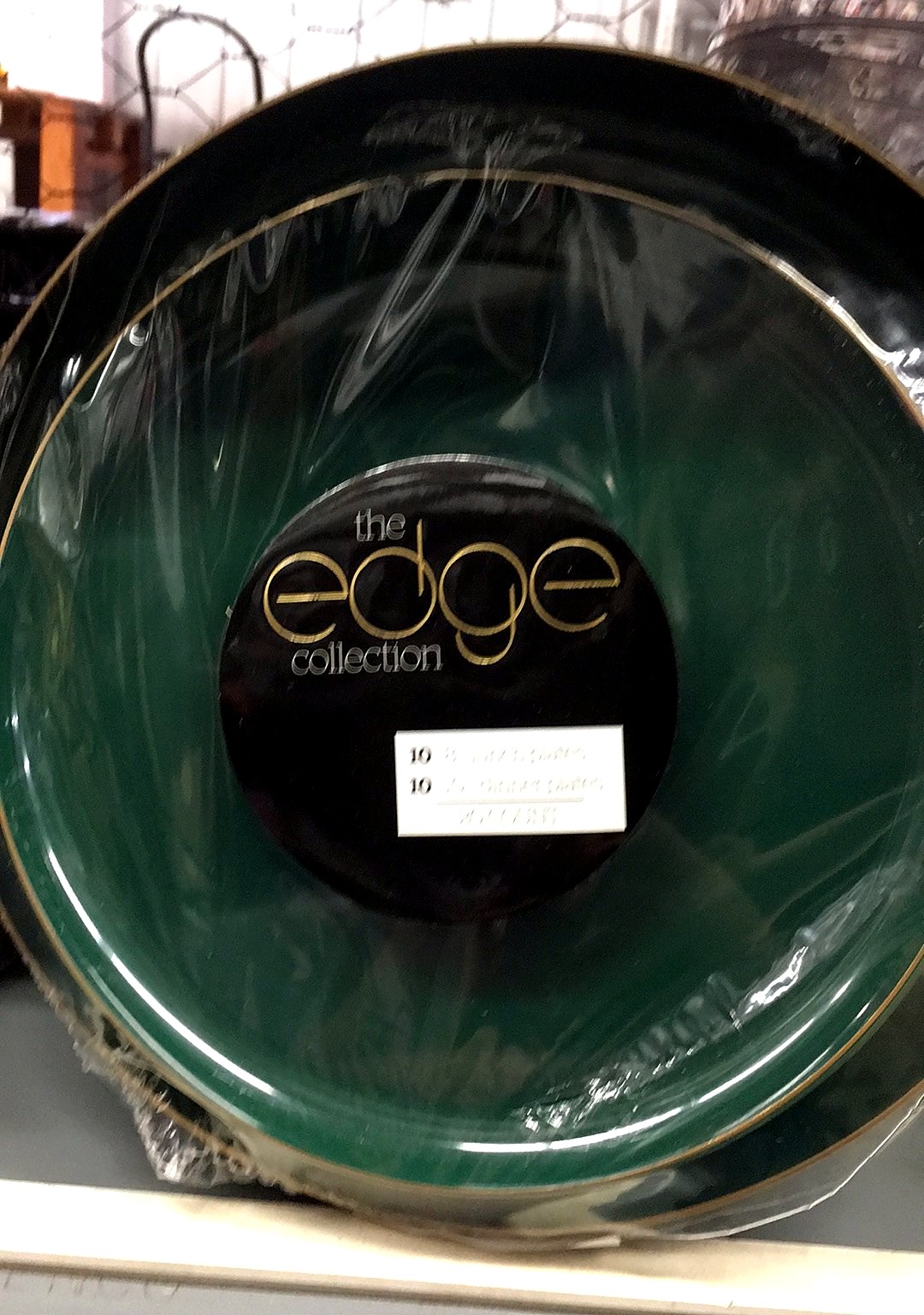 The Edge Collection 10 8 Inch Lunch Plates And 10 10 Inch Dinner Plates 20 Ct