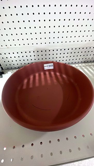 Classic Round Planter Saucer 14-Inch Clay Flower Pot Drip Tray