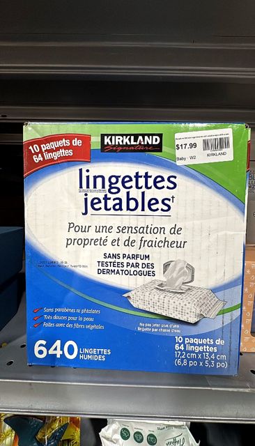 Kirkland Signature Kirkland signature moist flushable wipes 632 wipes, 632 count, White