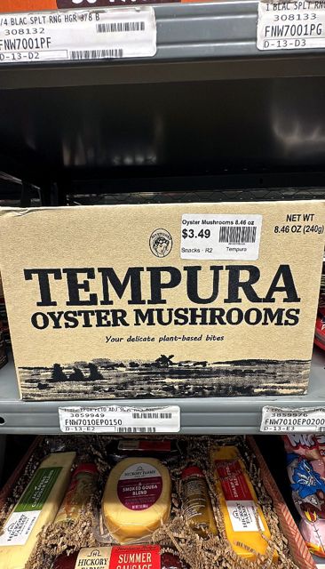 Tempura Oyster Mushrooms 8.46 oz