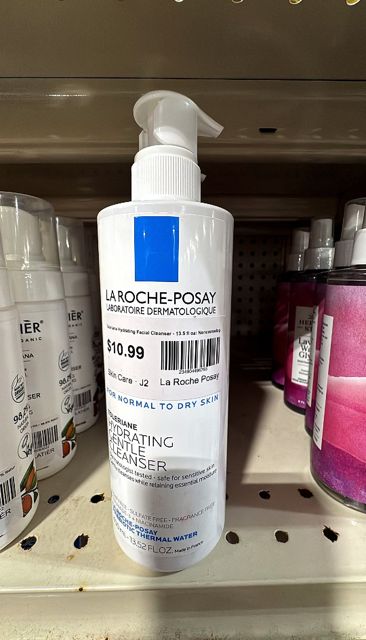 La Roche Posay Toleriane Hydrating Facial Cleanser - 13.5 fl oz: Noncomedogenic, Oil-Free, Paraben-Free, Suitable For All Skin Types