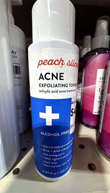 Peach Slices Acne Exfoliating Toner 4.05 fl oz