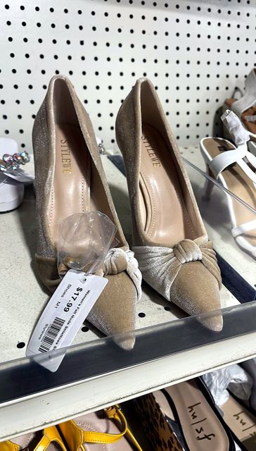 Women's Felt Nude Stilettoes Size 9