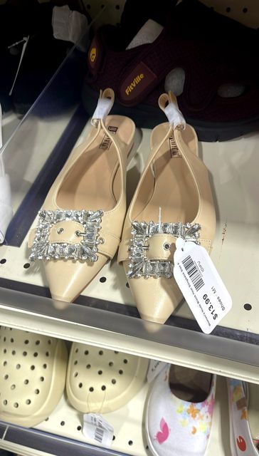 Women's Nude Block Heel Slingback Size 6