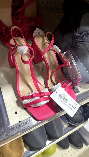 Viloporlor Strappy Heel Women Hot Pink Size 7