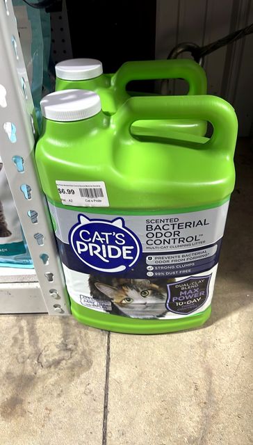 Cat s Pride Max Power Bacterial Odor Control Scented Multi-Cat Clumping Litter  15 lb Jug