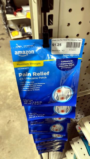 Single Use Pain Relief 4% Lidocaine Patch
