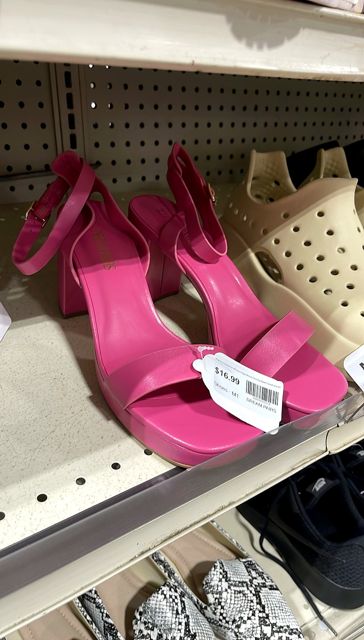 DREAM PAIRS Platform Heels for Women High Block Chunky Open Toe Ankle Strap Heels Size 9.5