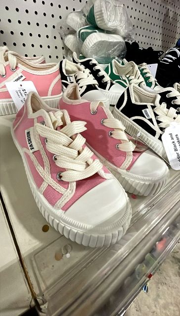 Kid's Pink and White Sneakers Size 11.5