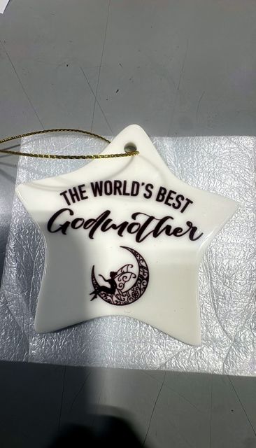 World's Best Godmother Ornament