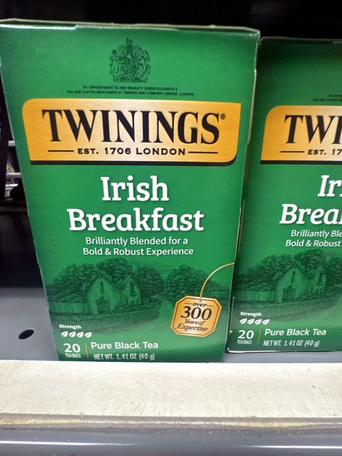 Twinings, Irish Breakfast Tea, Tea Bags
