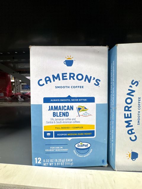 Cameron S Specialty Coffee Jamaican Blend Coffee Pods for Keurig and K-Cup Compatible Brewers