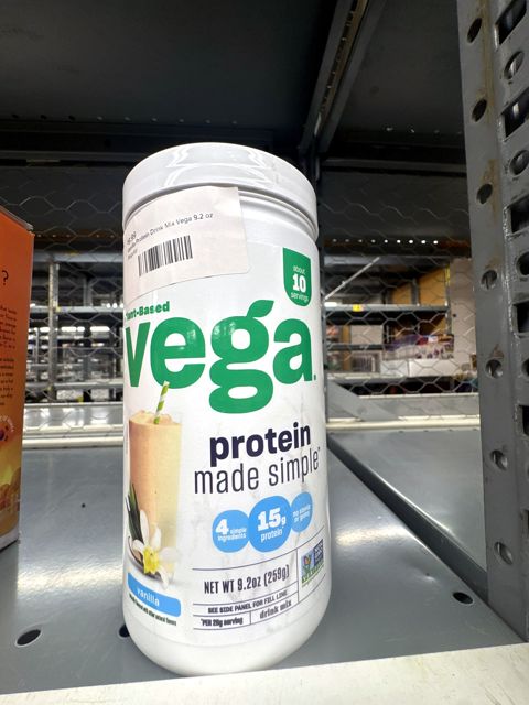 Vanilla Protein Drink Mix Vega 9.2 oz