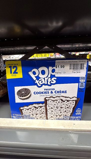 Pop-Tarts Frosted Cookies & Crème Pastries - 12ct/20.3oz
