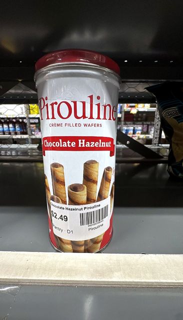 Chocolate Hazelnut Pirouline