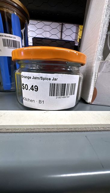 Orange Jam/Spice Jar