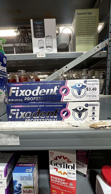 Fixodent Professional Ultimate Denture Adhesive Cream  1.8 oz