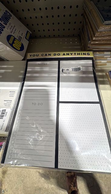 You Can Do Anything 2 Pack Legal Pad