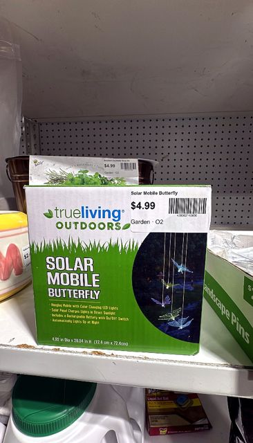 Solar Mobile Butterfly