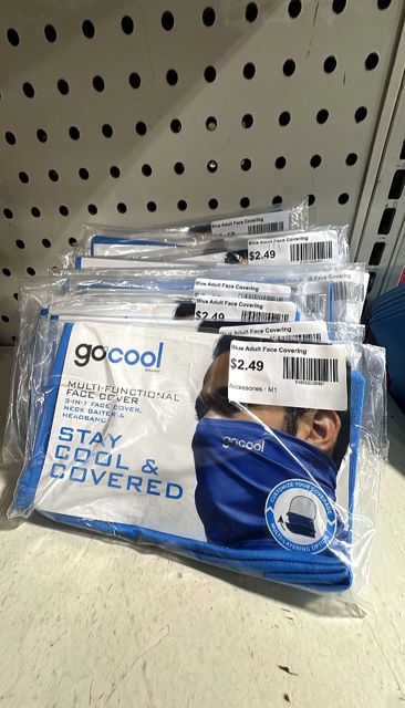 Blue Adult Face Covering